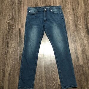 American Rag Men's W36 L32 Blue Denim Comfort Stretch Jeans